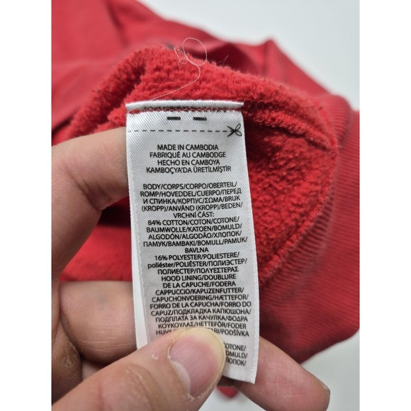 Polo Ralph Lauren Hoodie Women's 2XL Red Full Zip Fleece Sweatshirt Pony Logo - Picture 5 of 11